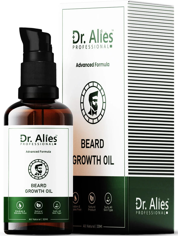 Dr. Alies Professional Beard Growth Oil for strong and healthy beard growthHair Oil (30 ml)