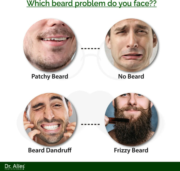 Dr. Alies Professional Beard Growth Oil for strong and healthy beard growthHair Oil (30 ml)