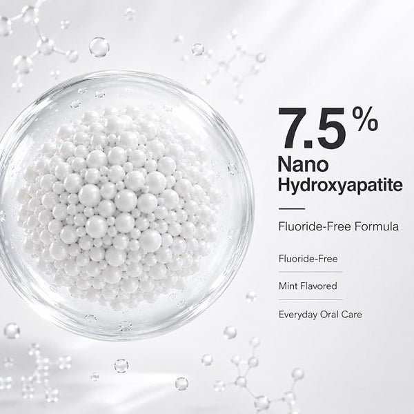 Ayzololo 7.5% Hydroxyapatite Toothpaste,Gentle and Effective Formula,Fresh Mint (Pack of 1)