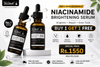 Teashell Niacinamide Brightening Serum |BUY ONE GET ONE FREE/ Fades Dark Spots, Evens Skin Tone & Boosts Glow