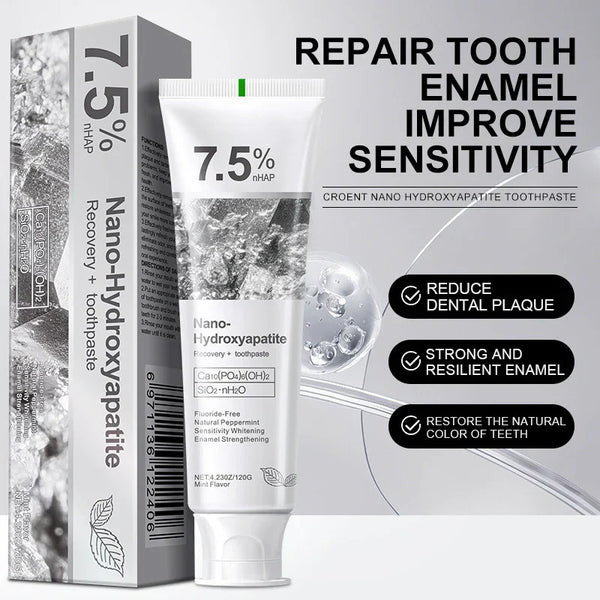 🦷 Nano Hydroxyapatite Toothpaste ⭐⭐⭐⭐⭐ 1000+ Verified Reviews